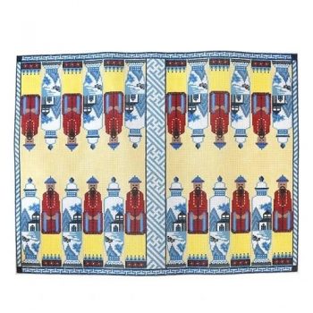 Chinoiserie Backgammon Board – Anne Fisher Needlepoint